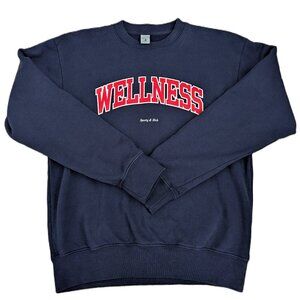 Sporty & Rich Wellness Sweatshirt - Navy/Red